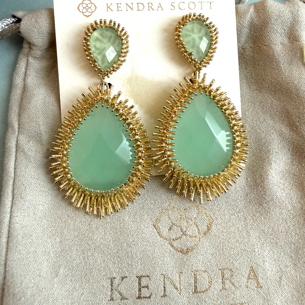 Kendra Scott Vintage Mercer Earrings - Chalcedony